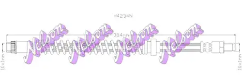 ШЛАНГ ТОРМОЗНОЙ H4234N NELSON