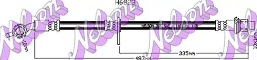 ШЛАНГ ТОРМОЗНОЙ H6823 NELSON