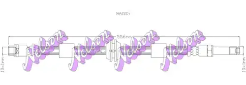 ШЛАНГ ТОРМОЗНОЙ H6005 NELSON