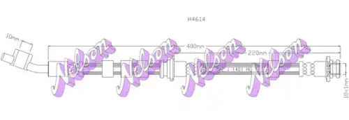 ШЛАНГ ТОРМОЗНОЙ H4614 NELSON
