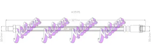 ШЛАНГ ТОРМОЗНОЙ H3595 NELSON