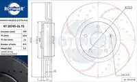 Тормозной диск ROTINGER RT 20745-GL T5