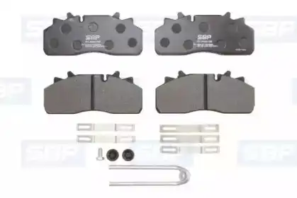 Тормозные колодки дисковые SBP 07-P29159 WYP