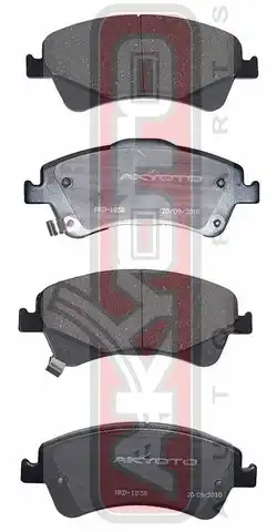 Тормозные колодки дисковые ASVA AKD-1837