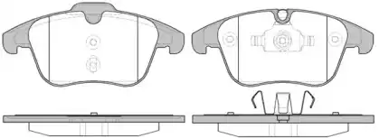Тормозные колодки дисковые WOKING P13493.10