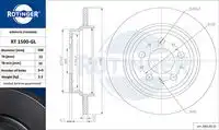 Тормозной диск ROTINGER RT 1500-GL