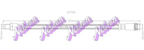 ШЛАНГ ТОРМОЗНОЙ H3760 NELSON