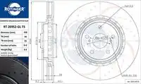 Тормозной диск ROTINGER RT 20952-GL T5