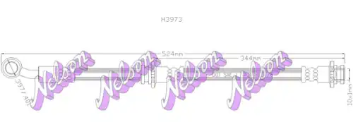 ШЛАНГ ТОРМОЗНОЙ H3973 NELSON