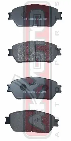 Тормозные колодки дисковые ASVA AKD-08030