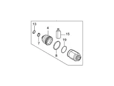 Joint kit - front axle differential side, rh 49582C5250 KIA