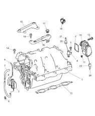 Прокладка коллектора JEEP 68011723AA