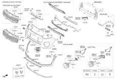 Фара противотуманная HYUNDAI / KIA 86521D9000