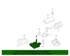 Замок 7P0827505C VAG
