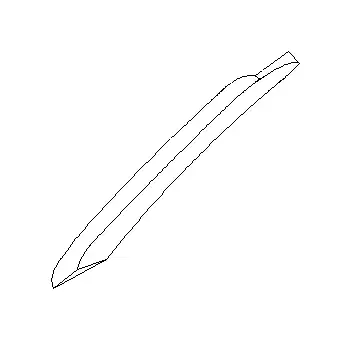 TRIM PANEL-A PILLAR,UPPER LEFT 94010SA010ND SUBARU