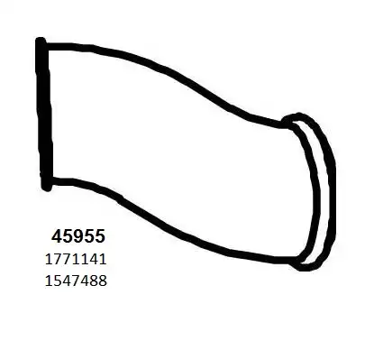Труба глушителя SCANIA Hobi 45955