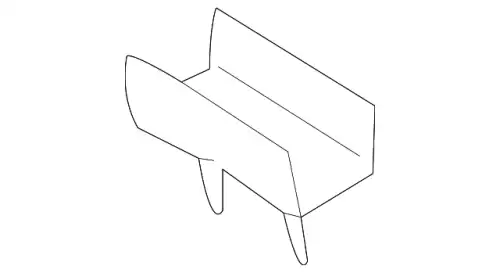 Кронштейн заднего глушителя 4D0804371A VAG