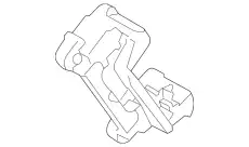 SUPPORT,RR BRAKE CALIPER,RH 4605C032 MITSUBISHI