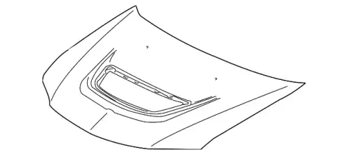 КАПОТ MN161277 MITSUBISHI