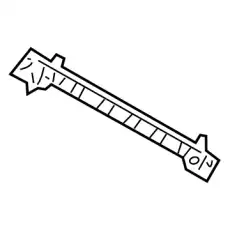 BRACKET-FRONT BUMPER SIDE,LEFT 57707FG011 SUBARU