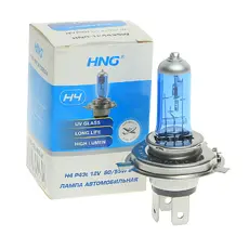Автолампа H4 (60/55) P43t SUPER WHITE 5500K 12V HNG /1/10/250