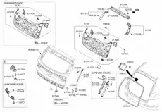LIFTER ASSY-TAIL GATE LH 81770D9000 HYUNDAI