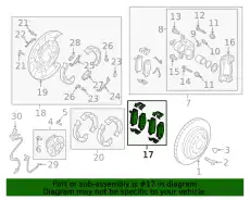 PAD KIT-REAR DISC BRAKE 58302G9A20 HYUNDAI