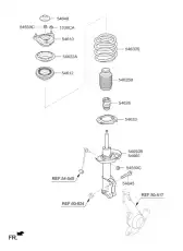 STRUT ASSY-FR RH 54660B2030 HYUNDAI