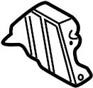 Кронштейн 1J1880195A VAG