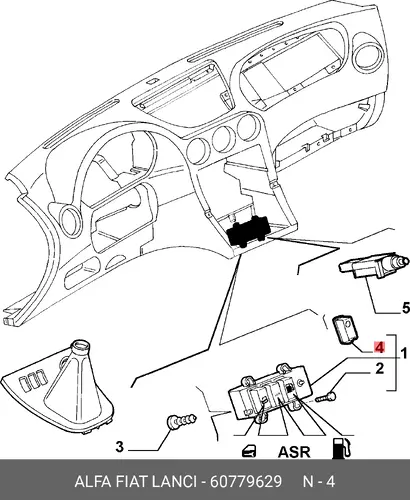 ПРОБКА 60779629 ALFA ROMEO