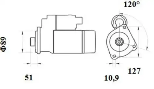 Starter MS 882 MAHLE