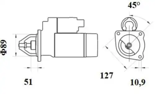 Starter MS 881 MAHLE