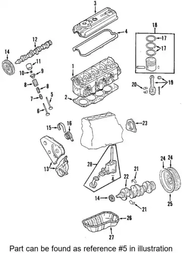 клапан впускной Audi 028109601H VAG