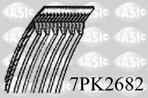 Поликлиновой ремень 7PK2682 SASIC
