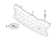 Решетка радиатора LAND ROVER DHB500191LPO