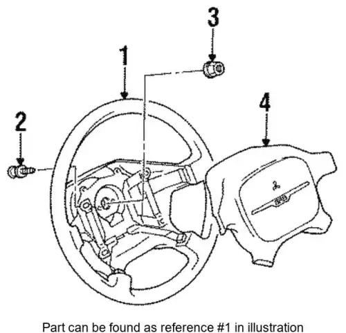 Рулевое колесо MITSUBISHI MR766266