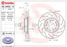 Тормозной диск BREMBO 984021X
