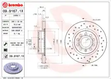 Тормозной диск BREMBO 991671X