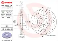 Тормозной диск BREMBO 993652X