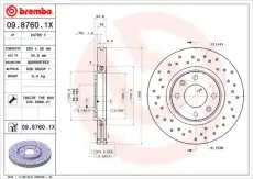 Тормозной диск BREMBO 987601X
