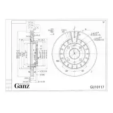 Тормозной диск GANZ GIJ10117