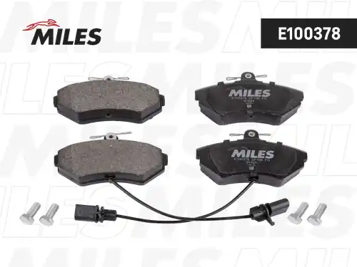 Тормозные колодки дисковые передняя ось MILES E100378