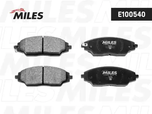 Тормозные колодки дисковые передняя ось MILES E100540