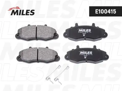 Тормозные колодки дисковые передняя ось MILES E100415