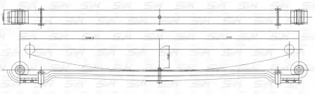 Рессора подвески S&K SK295003301