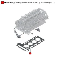 Прокладка ГБЦ WENDERW WEPC103