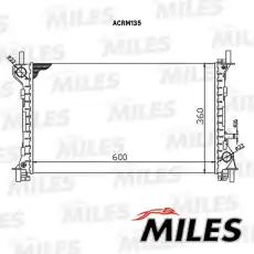 Радиатор системы охлаждения двигателя MILES ACRM135