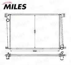 Радиатор системы охлаждения двигателя MILES ACRB394