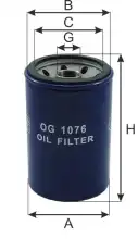 Фильтр масляный GOODWILL OG 1076