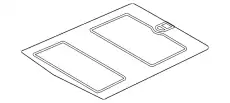 Стекло, С кронштейном антенны EFT500061 LAND ROVER